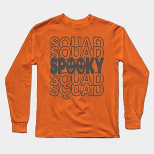 Spooky Halloween Matching Family Text Long Sleeve T-Shirt